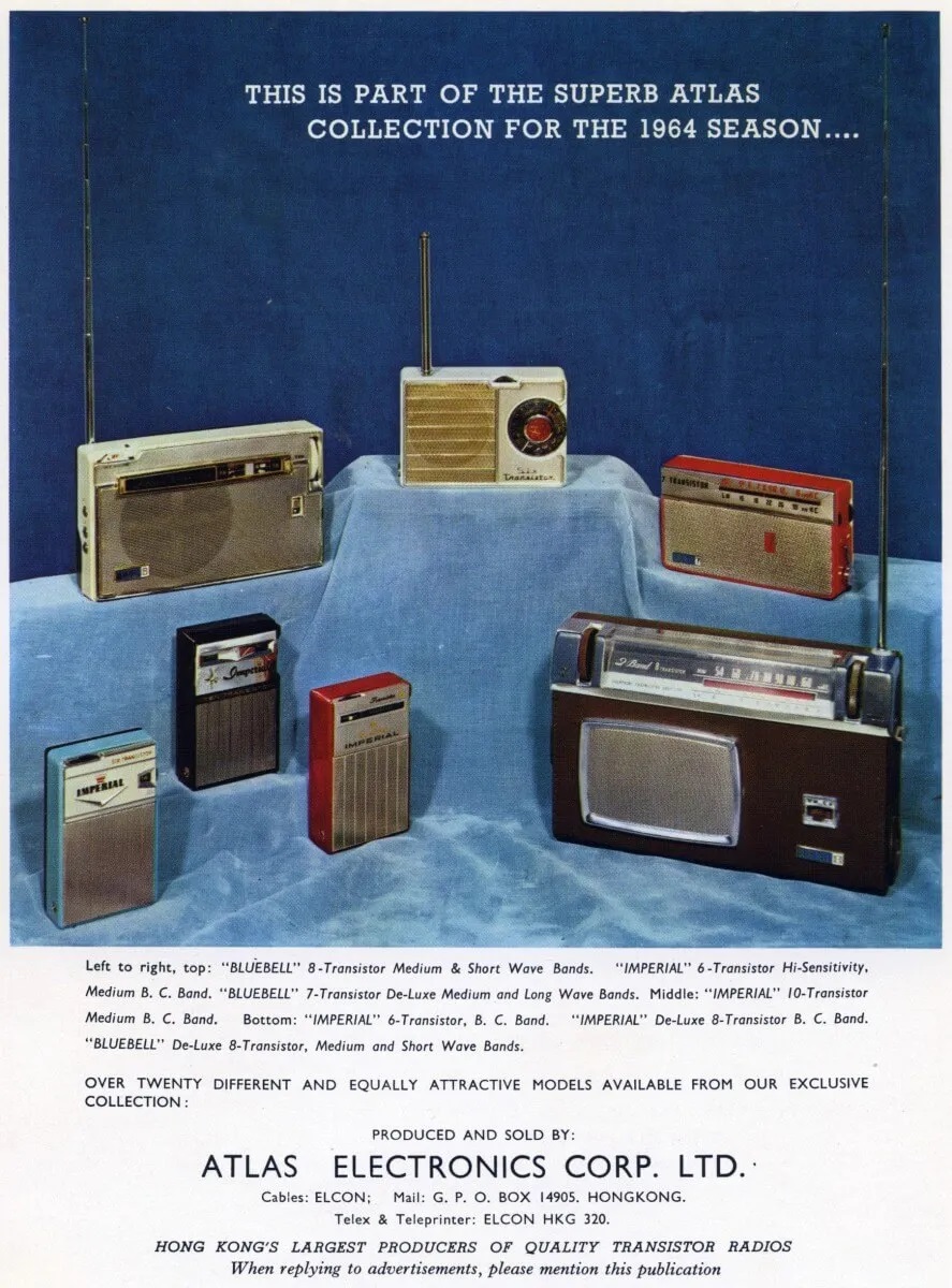 Atlas Electronics advert 1964 IDJ