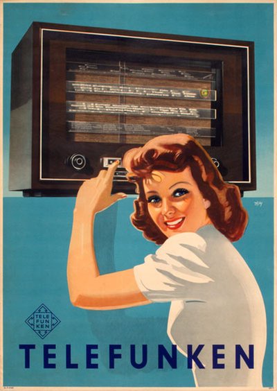 promotional poster for radio telefunken2