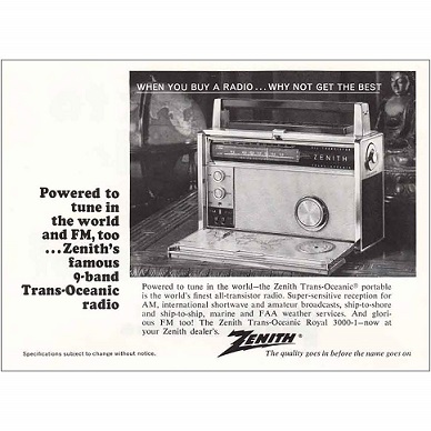 El gigante de la onda corta: La historia del Zenith Trans-Oceanic